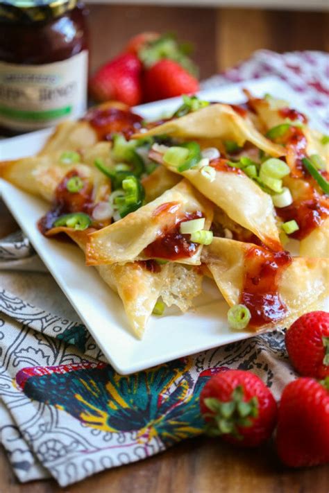 brie-wontons-with-strawberry-jalapeo-jam-our-best image