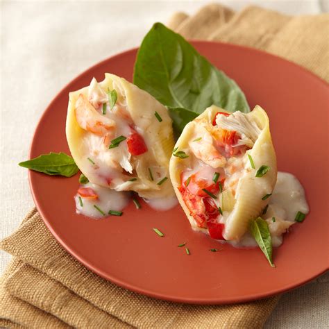 shrimp-stuffed-pasta-shells-recipe-eatingwell image