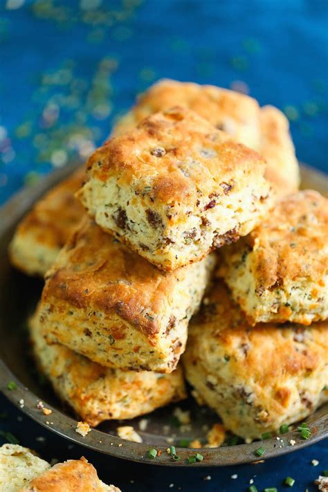 sausage-cheese-biscuits-damn-delicious image