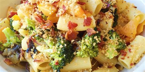 cheesy-rigatoni-with-roasted-broccoli-butternut-squash image