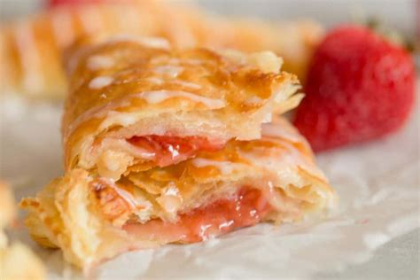 strawberry-puff-pastry-turnovers-greens-chocolate image