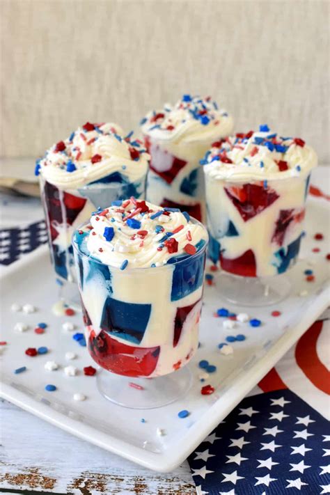 red-white-and-blue-jello-with-cream-simple-living image