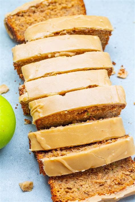 apple-zucchini-bread-with-brown-sugar-frosting-averie image