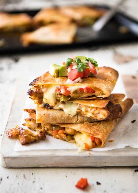 oven-baked-chicken-quesadillas-recipetin-eats image