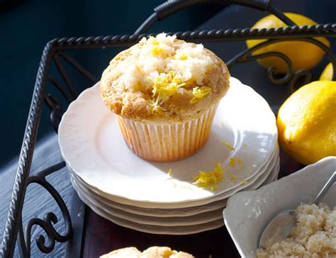 lemon-muffins-with-ginger-of-batter-dough image
