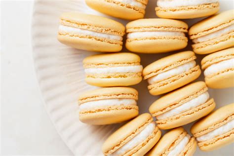 lemon-french-macarons-recipe-simply image