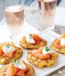 recipe-smoked-salmon-on-corn-fritters-style-at-home image