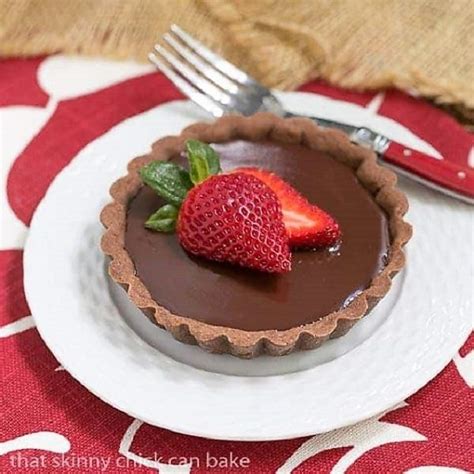 double-chocolate-tarts-that-skinny-chick-can-bake image