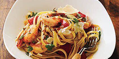 roasted-red-pepper-and-herb-pasta-with-shrimp image