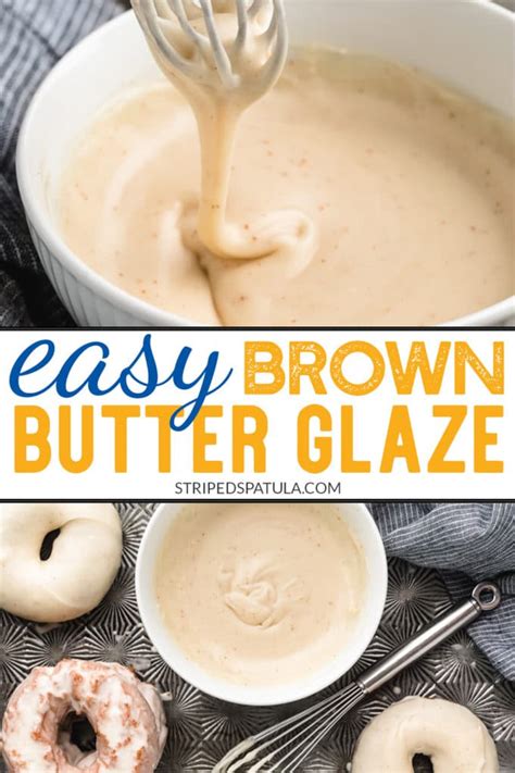 brown-butter-glaze-for-baked-goods-striped-spatula image