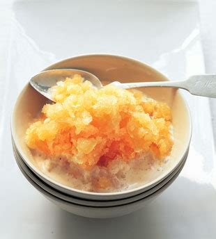 tangerine-granita-with-vanilla-bean-cream-recipe-bon image