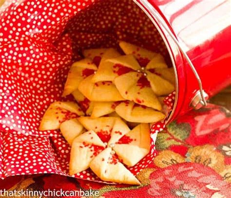 poinsettia-christmas-cookies-that-skinny-chick-can image