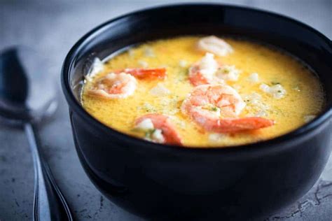 creamy-shrimp-soup-with-vegetables image