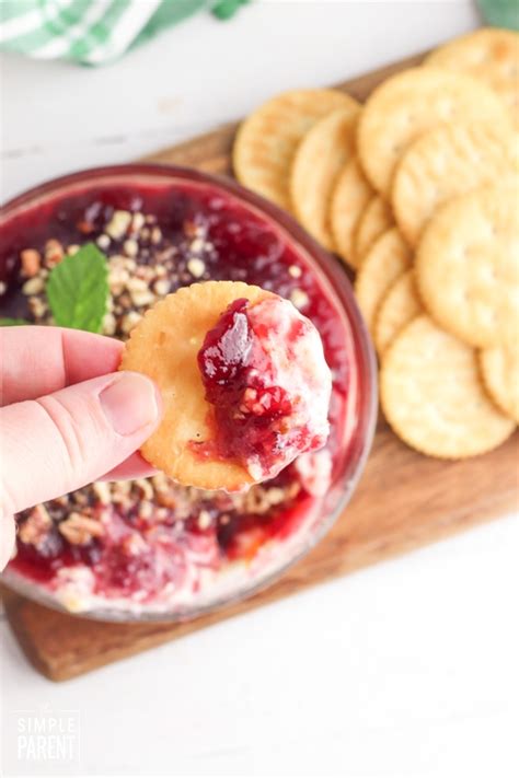 cranberry-cream-cheese-dip-the-simple-parent image