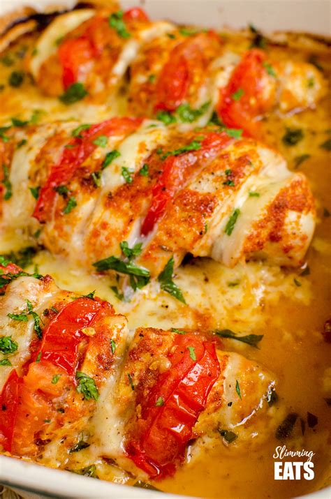 tomato-and-mozzarella-hasselback-chicken-slimming image