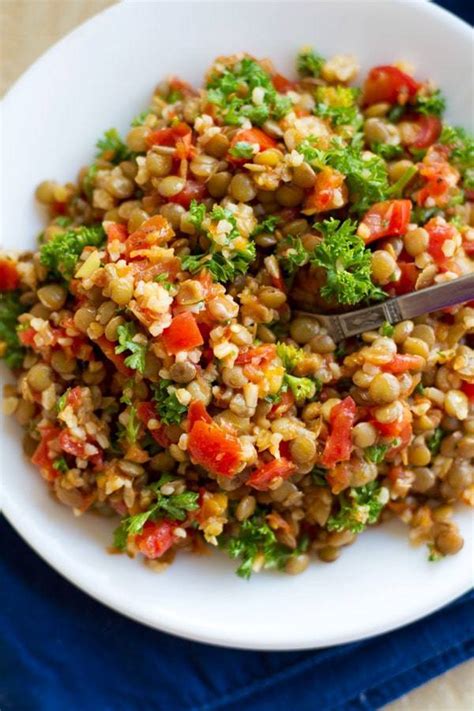sauteed-garlic-and-tomato-lentil-salad-recipe-pinch-of image