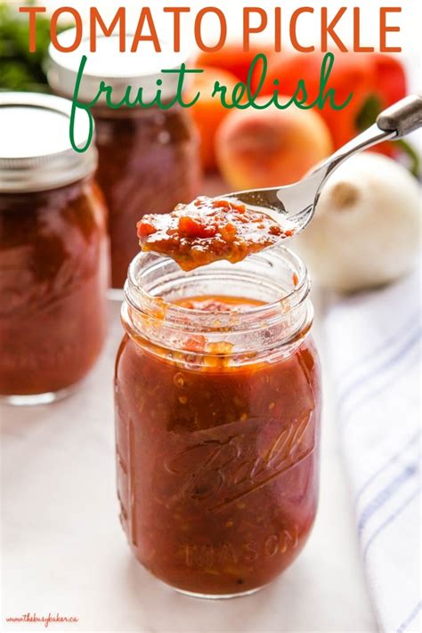 tomato-pickle-homemade-fruit-relish-chutney-the image