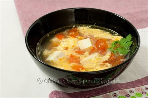tomato-tofu-egg-drop-soup-番茄豆腐蛋花湯 image
