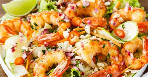 vietnamese-shrimp-salad-with-the-best-asian-dressing image