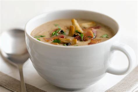 creamy-crab-and-mushroom-soup-recipe-the-spruce image