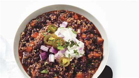 black-bean-chili-with-butternut-squash-recipe-bon image