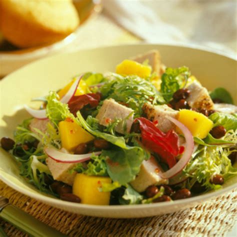 caribbean-pork-and-mango-salad-farm-flavor image