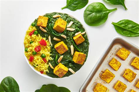 spinach-saag-tofu-veggie-bowl-delivery-prepared image