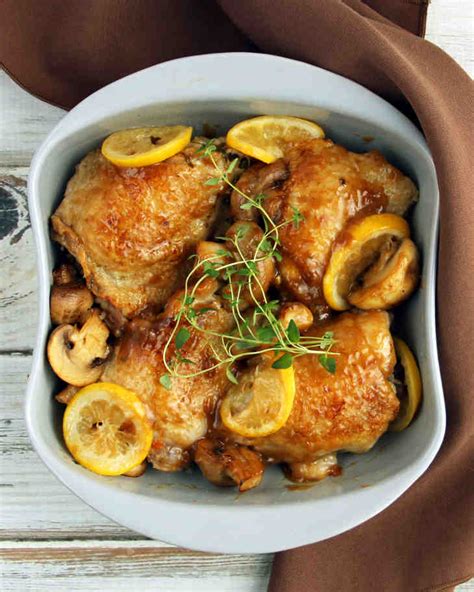 keto-slow-cooker-lemon-chicken-and-mushrooms image
