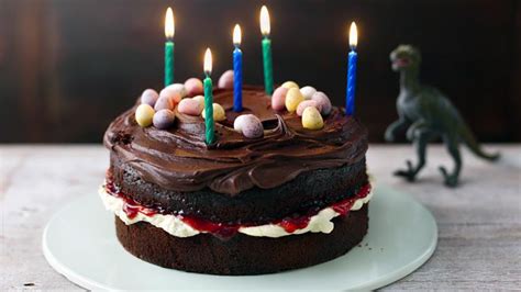 easy-chocolate-birthday-cake-recipe-bbc-food image