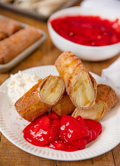 lubys-fried-cheesecake-with-strawberry-glaze-copycat image