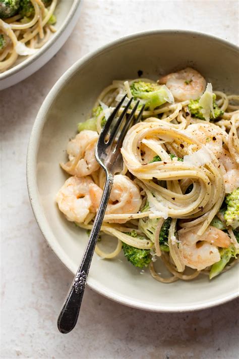 easy-creamy-shrimp-and-broccoli-pasta-salt-lavender image