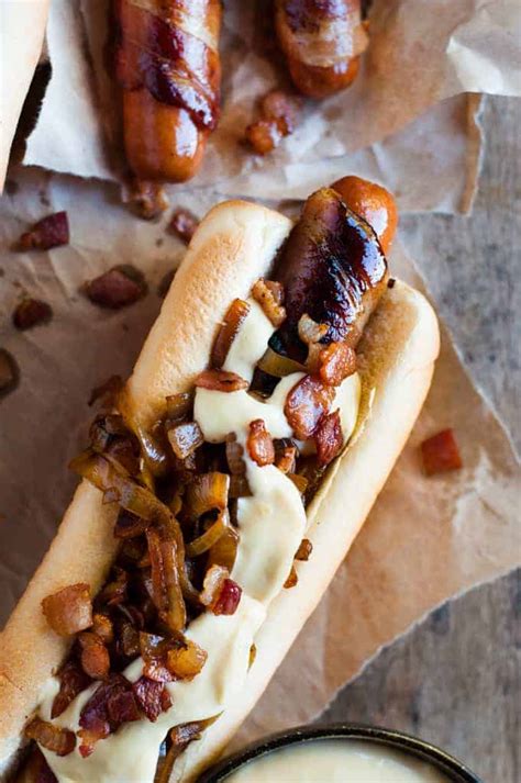 bacon-wrapped-hot-dogs-with-cheese-sauce-recipetin-eats image