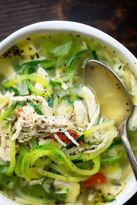 chicken-zoodle-soup-that-low-carb-life image