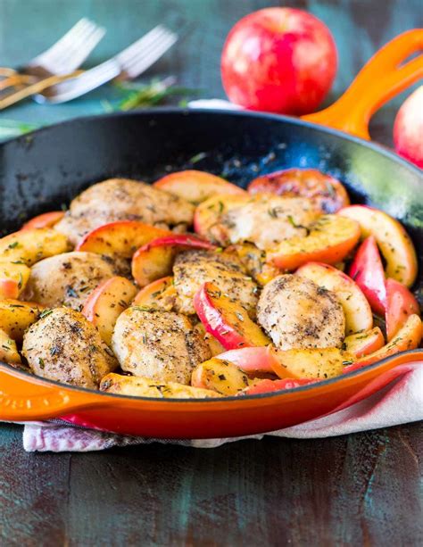 apple-cider-chicken-skillet-made-in-one-pan image