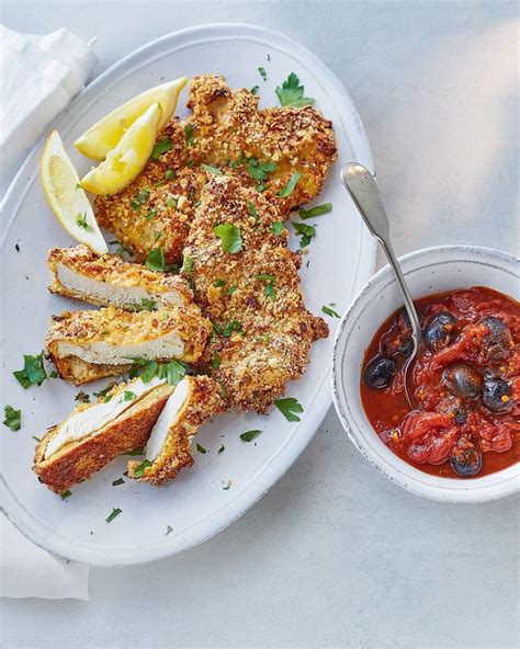lemon-and-garlic-chicken-schnitzels-with-quick image
