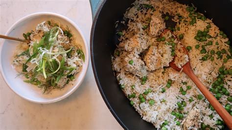 one-pot-lemon-dill-chicken-with-rice-peas image