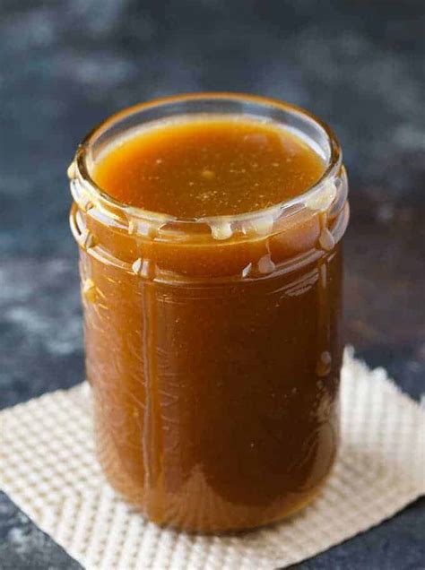 how-to-make-homemade-caramel-sauce-simply-stacie image