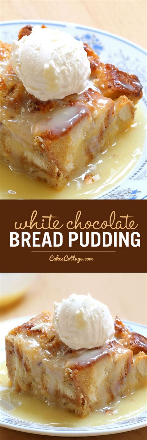white-chocolate-bread-pudding-cakescottage image