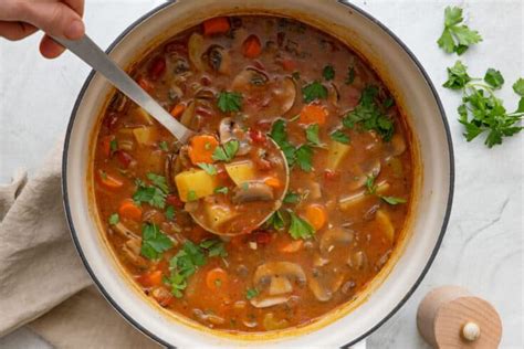 chunky-vegetable-stew-with-mushrooms image