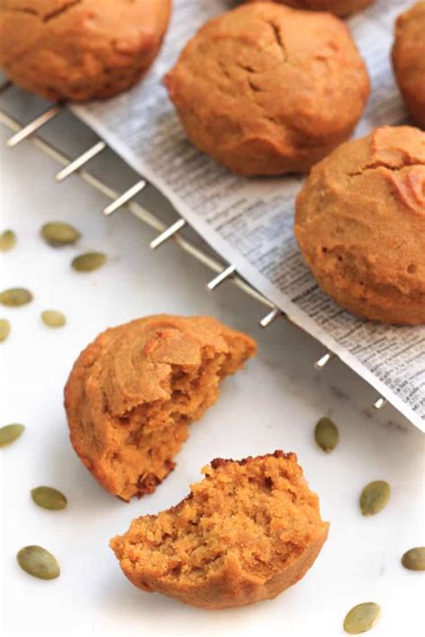 easy-gluten-free-pumpkin-muffins-dairy-free-vegan image
