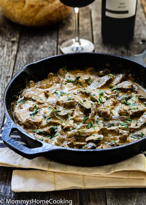 easy-and-quick-beef-stroganoff-mommys image