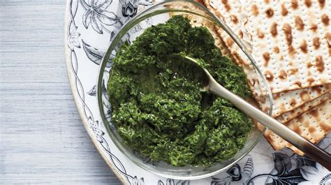 herb-relish-schug-and-matzo-recipe-recipe-pinterest image