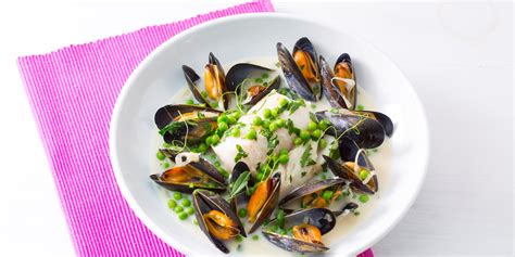 poach-cod-recipe-with-mussels-and-peas-great image