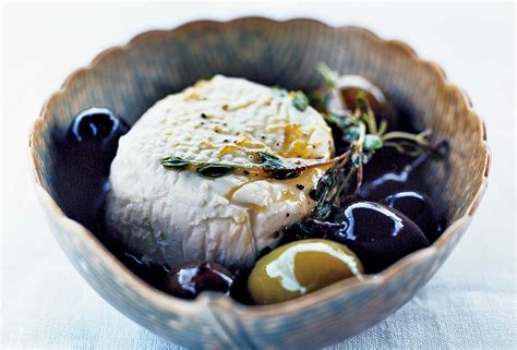 goat-cheese-olives-lemon-thyme-recipe-leites-culinaria image