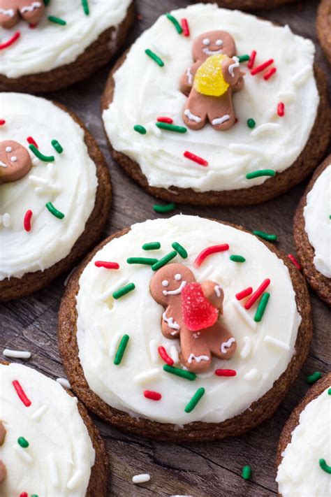easy-gingerbread-cookies-with-cream-cheese-frosting image