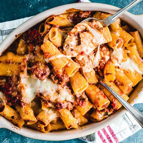 pasta-al-forno-baked-pasta-deliciousness-sip-and image
