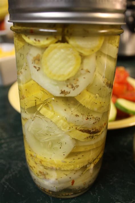 pickled-refrigerator-cucumber-and-yellow-squash image