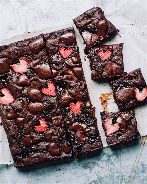 killer-strawberry-brownies-easy-one-bowl image