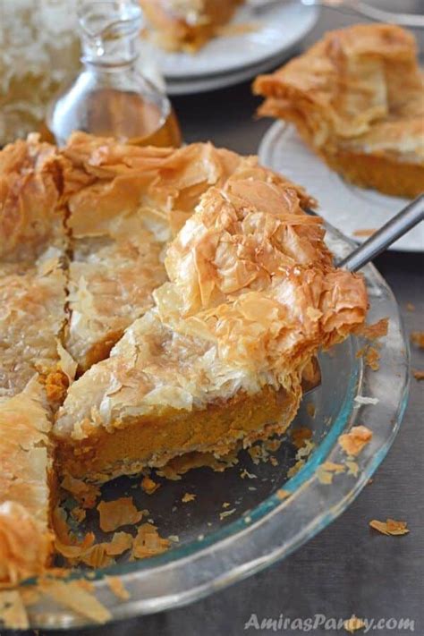 pumpkin-pie-with-a-phyllo-crust-amiras-pantry image