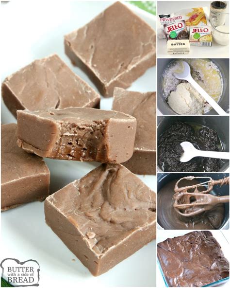 easy-fudge-recipe-butter-with-a-side-of-bread image